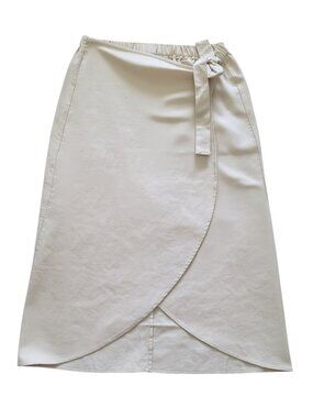 Northern Reflections Linen Blend Wrap Skirt